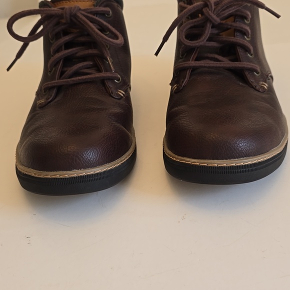 Skechers Men\'s Chukka Red Brown Boots Air Cooled Helmer Lace Up Size 10 main image 7